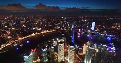 原创最新上海夜景大气恢弘延时拍摄视频的预览图
